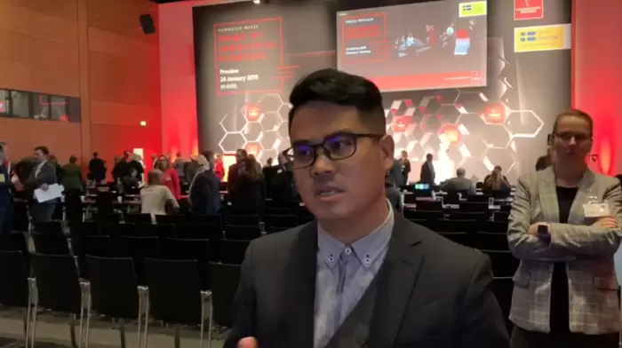 汉诺威新闻发布会前方记者现场报道